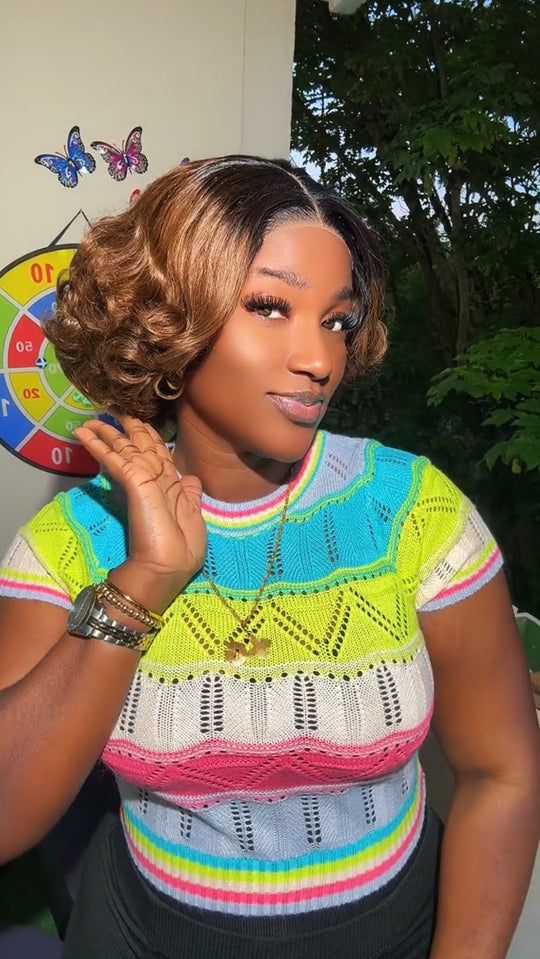 3 in 1 summer wig