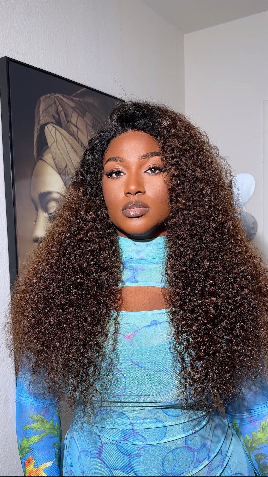 Zadi 1b/Brown Deepwave Wig