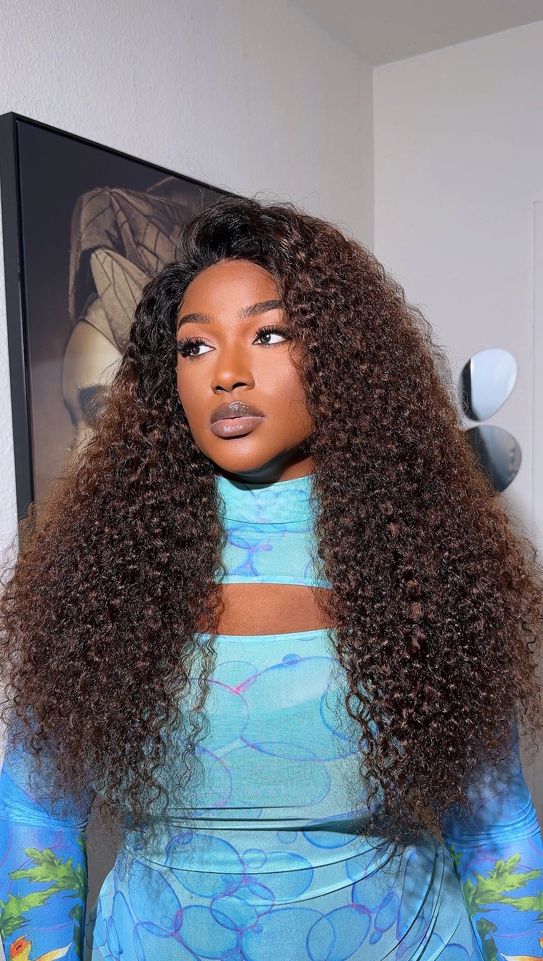 Zadi 1b/Brown Deepwave Wig