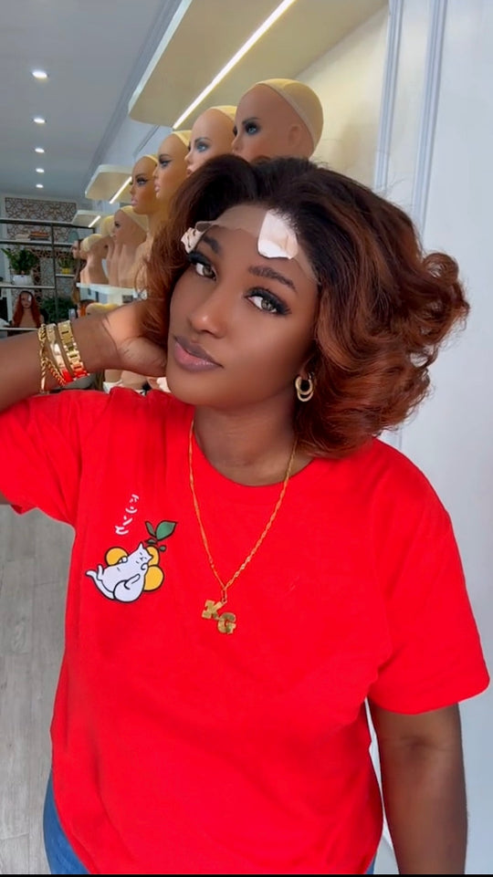 1b/Brown Donor Bouncy Wig ( live in Vietnam sale )