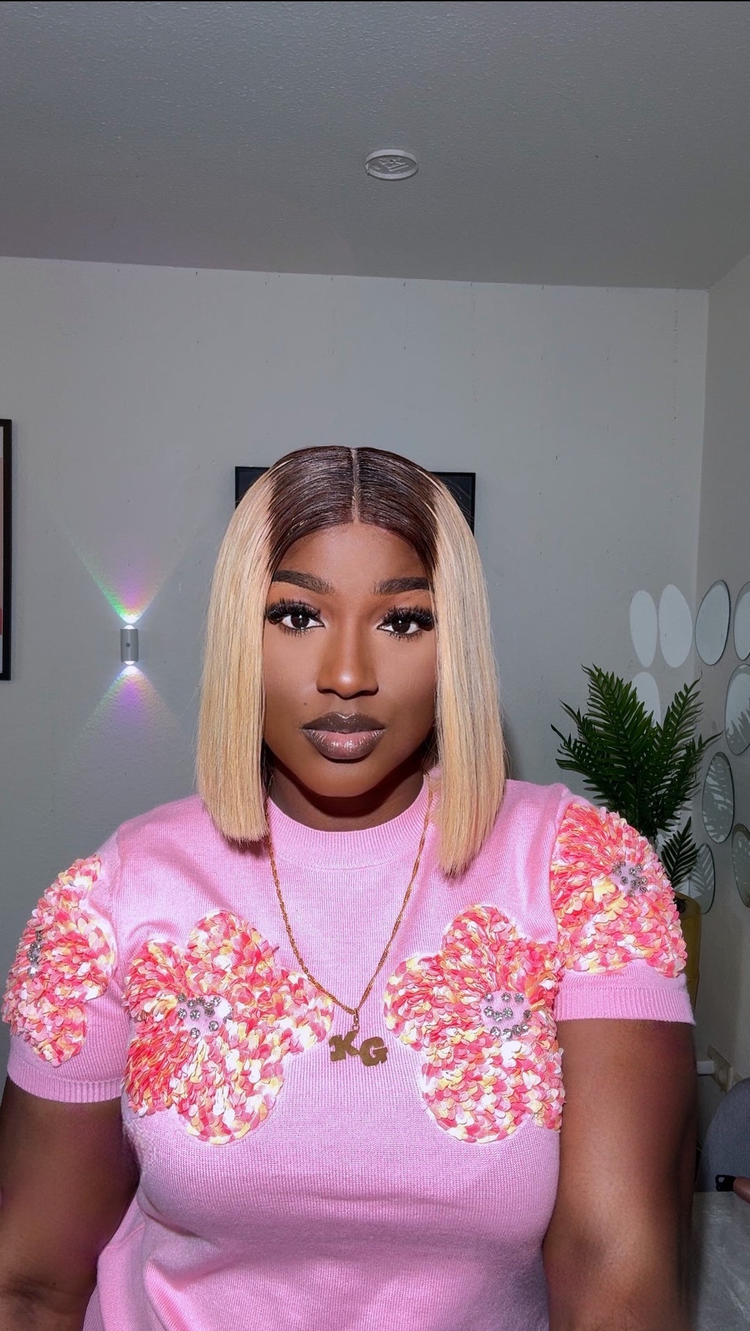 Blonde Donor Bone Straight Wig ( Vietnam Live Sale )