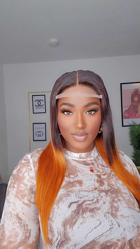 Chinese ombre silky straight