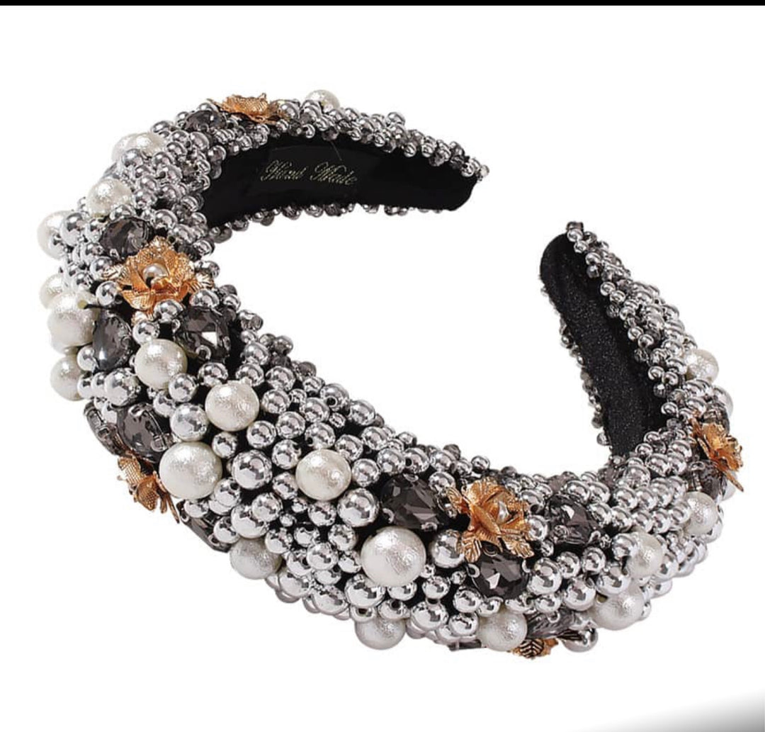 Elegance white mix head-band (pre-order)