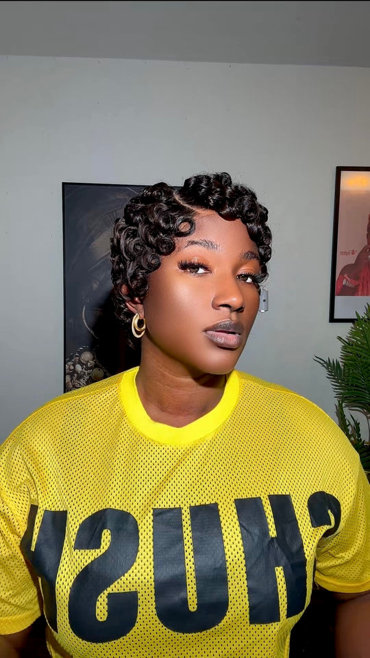 Full lace Pixie cut wig