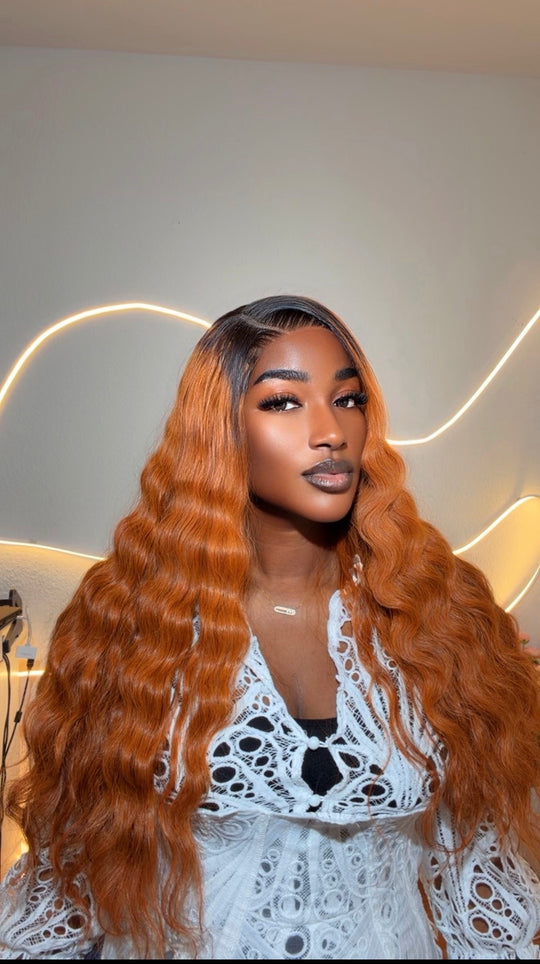 1b/Burnt Orange Deep Bodywave