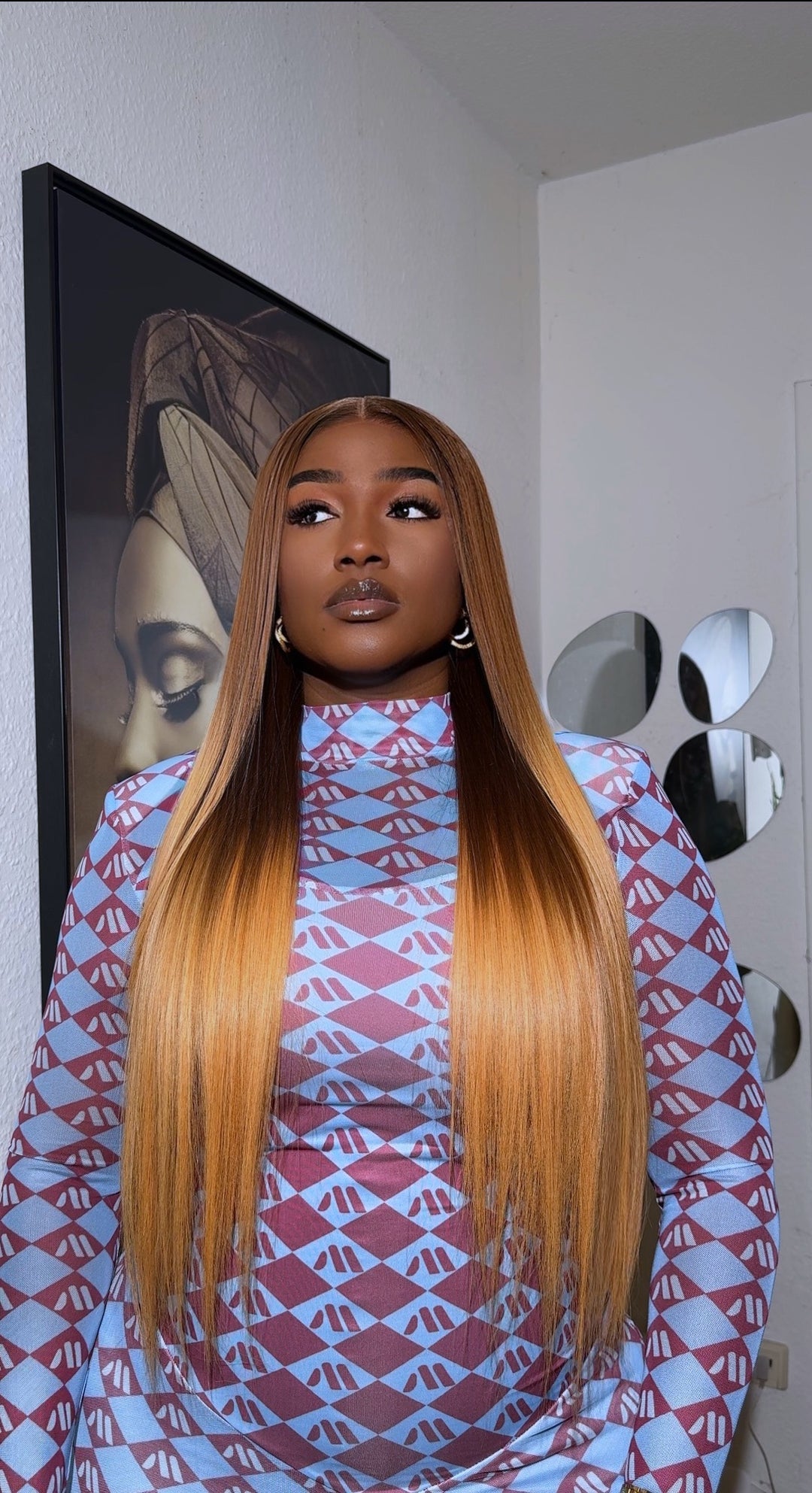 2tone Brown/Blonde Bone Straight