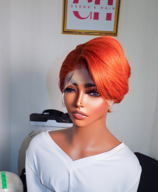 ORANGE PIXIE CUT