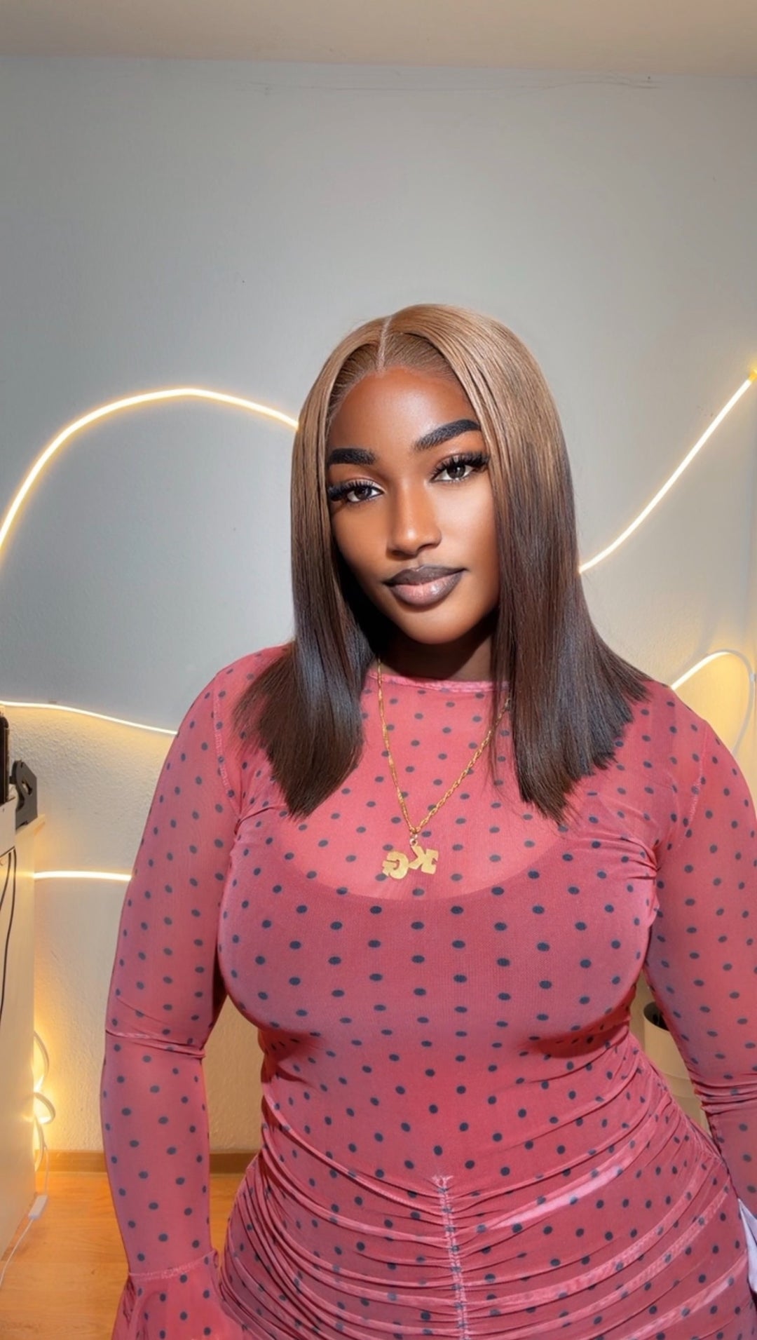Vietnamese blunt cut straight wig