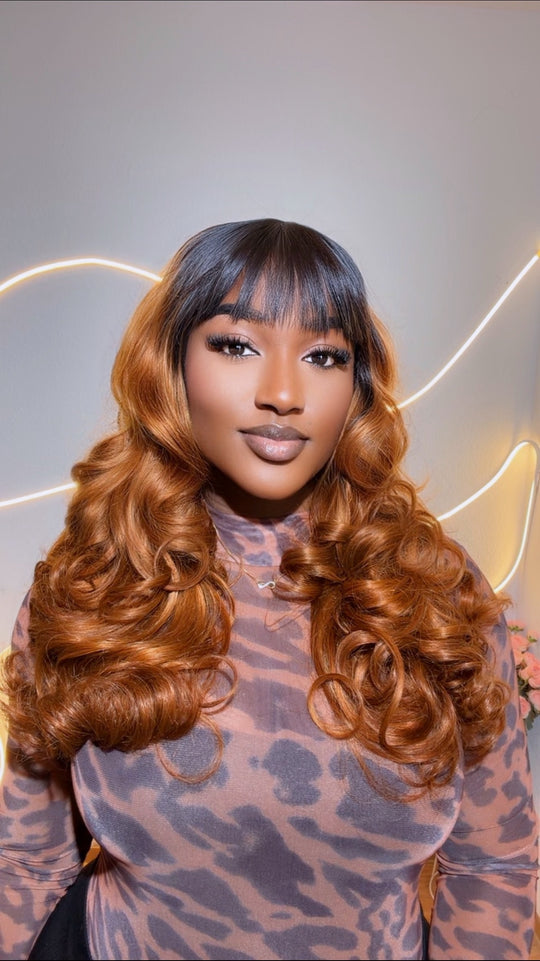 Gold Fringe Signature Wig
