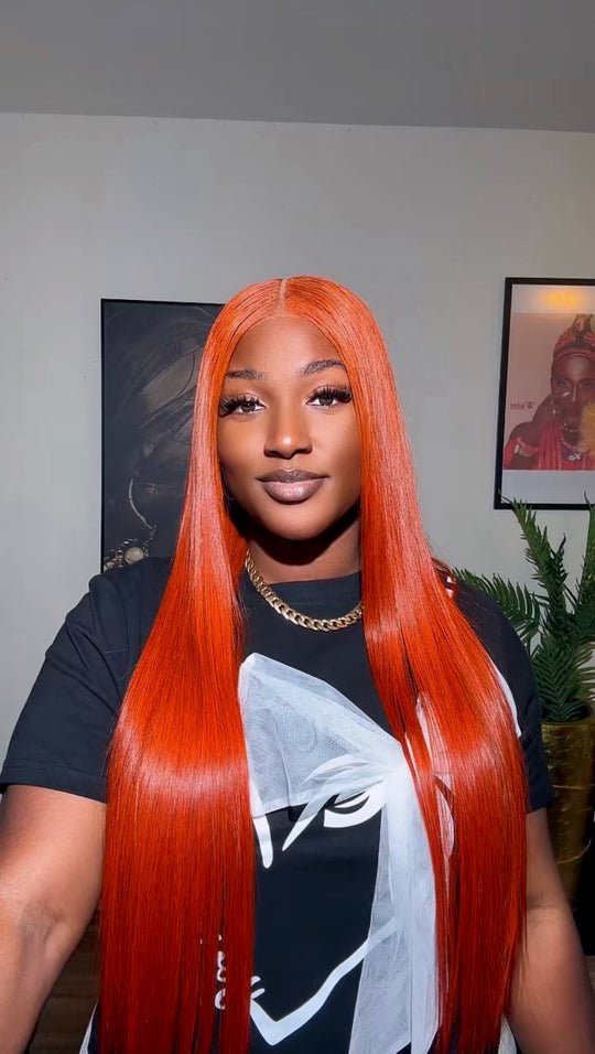 Orange Bone Straight