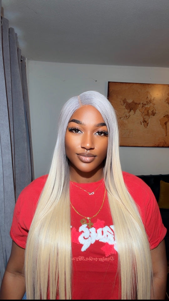 Donor Vietnamese Grey/Blonde bone straight