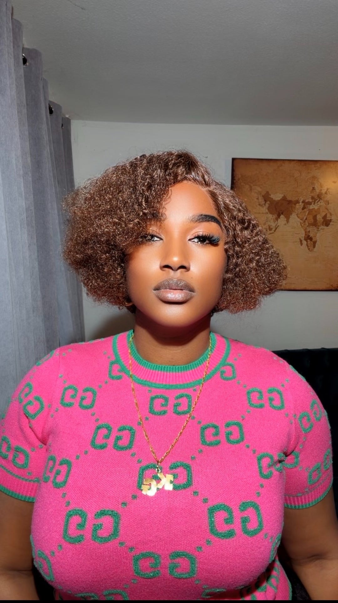 Summer Pixie Curly Wig (Brown)