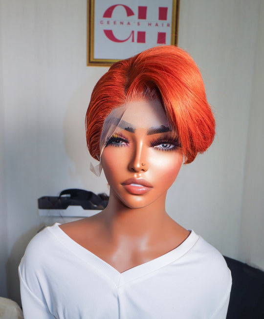 ORANGE PIXIE CUT