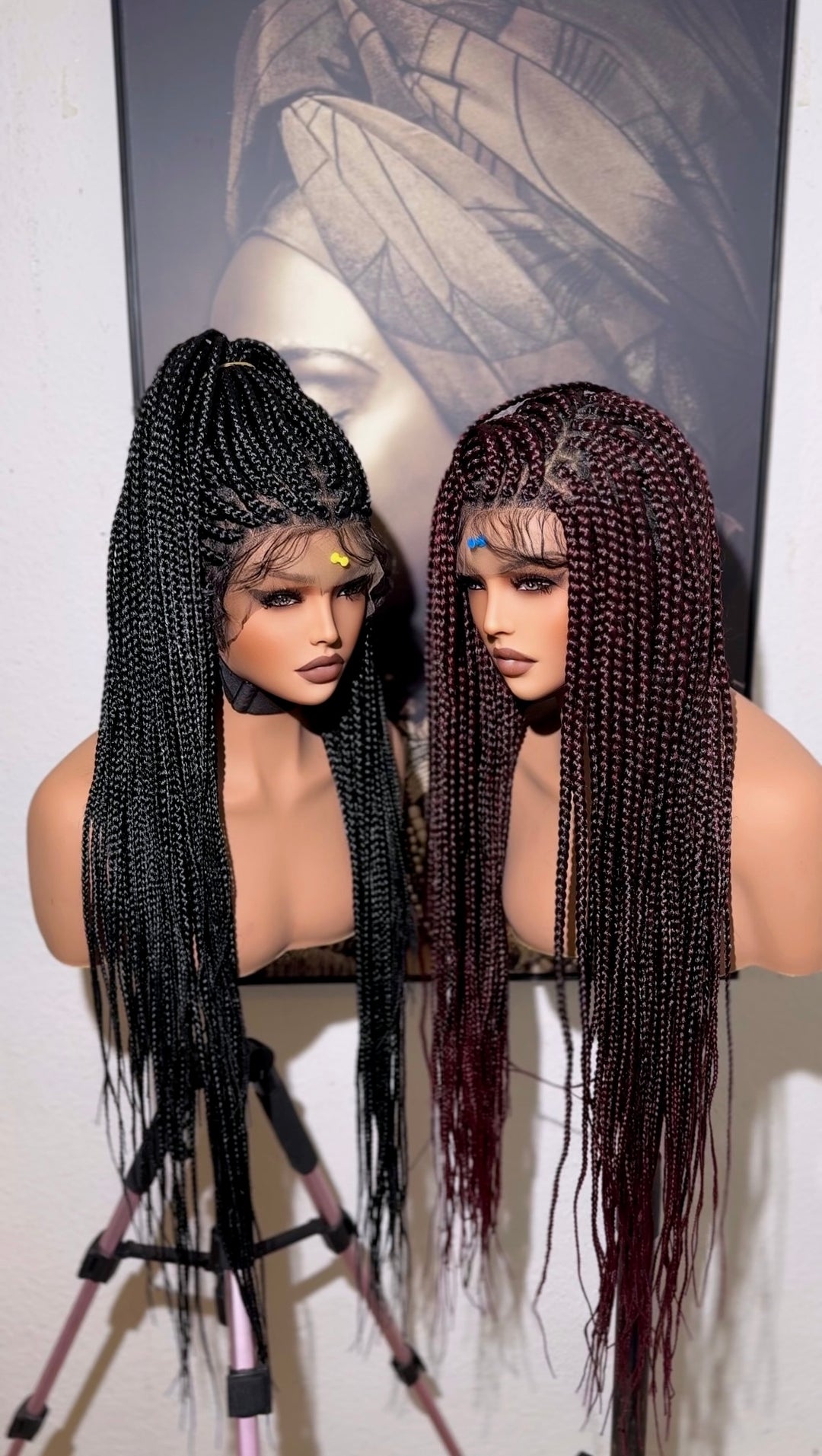 Full lace box braided wig