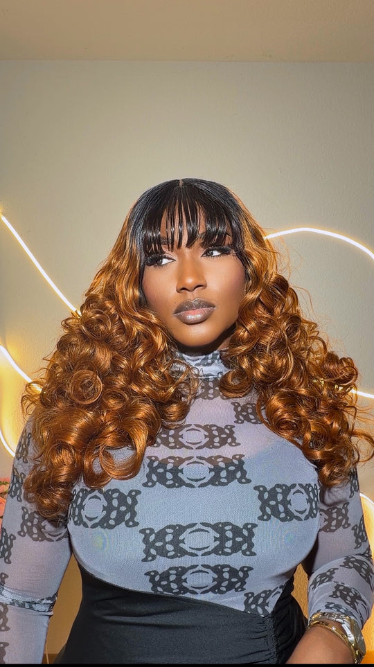 Gold Fringe Signature Wig