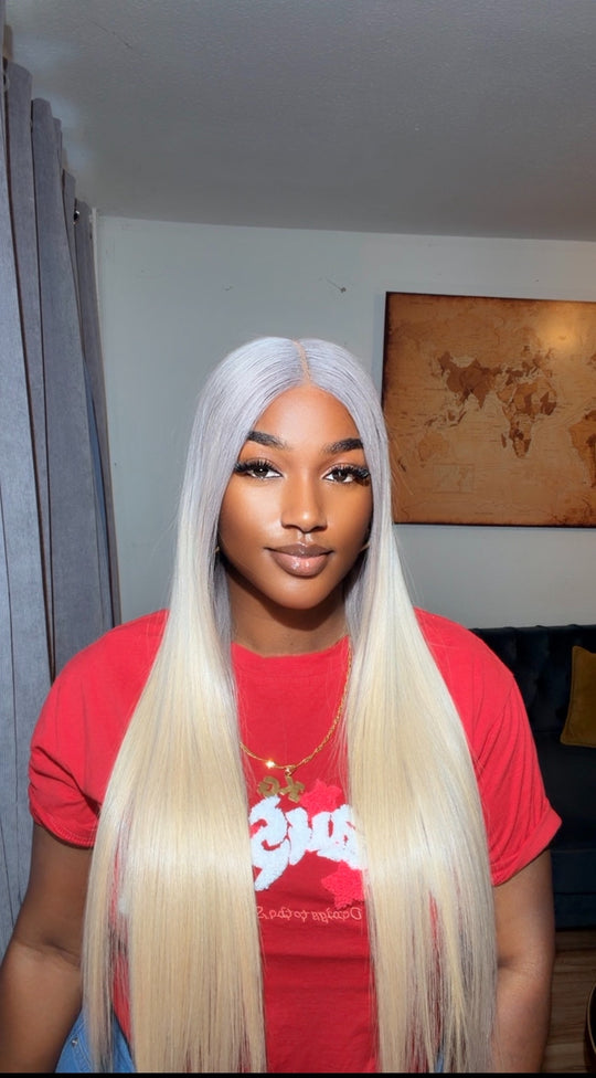 Donor Vietnamese Grey/Blonde bone straight