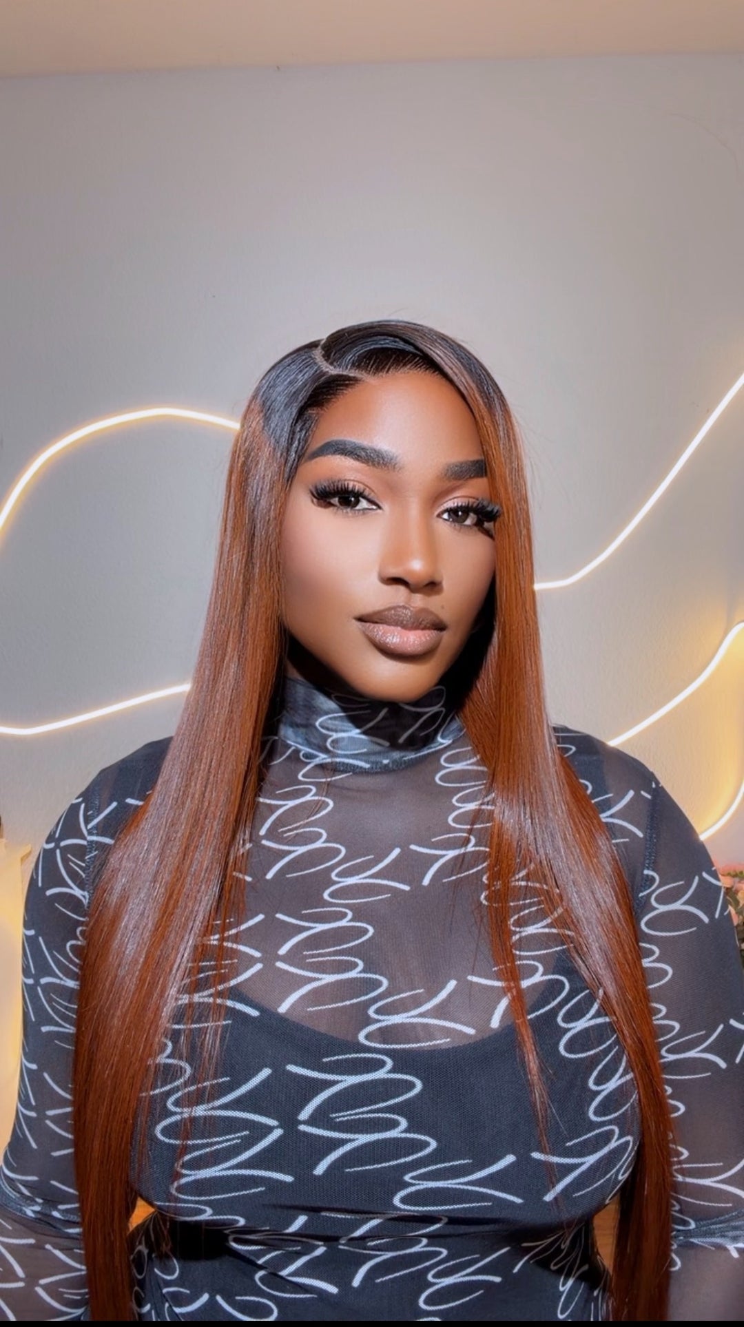 1b/Light Brown Bone Straight