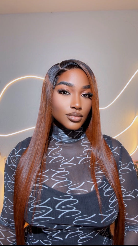1b/Light Brown Bone Straight