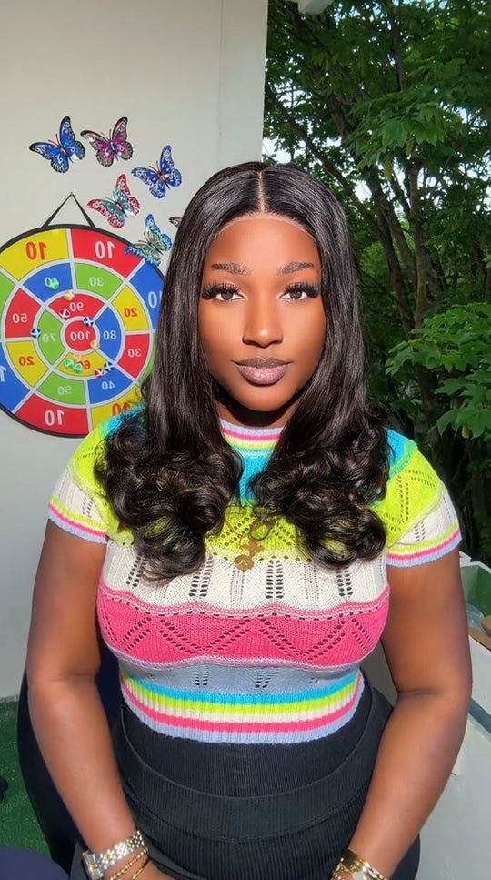 Curly tip wig