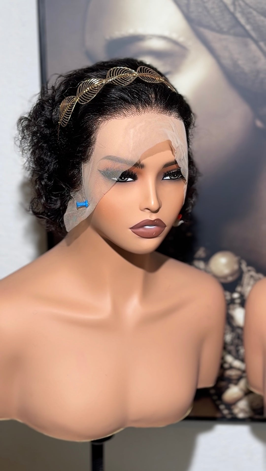 Pixie cut bodywave wig