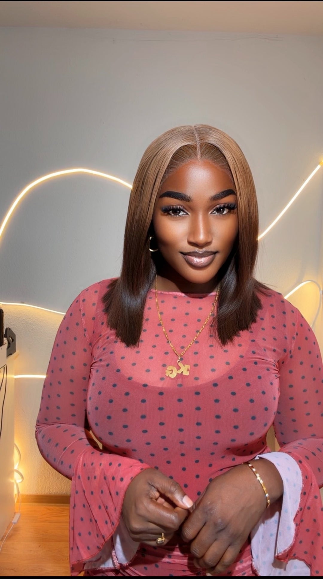 Vietnamese blunt cut straight wig