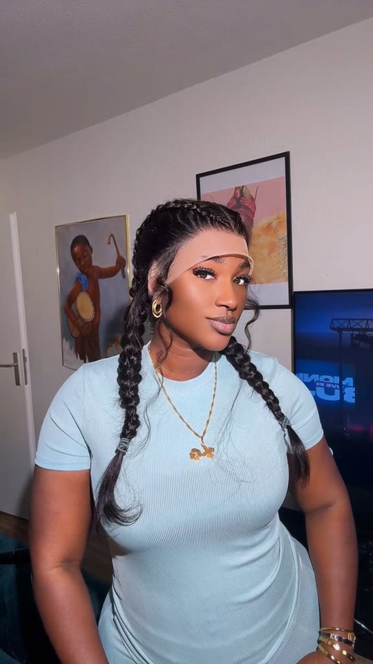 360 cornrow wig