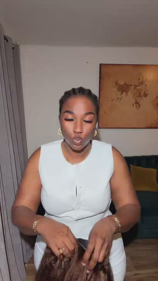 Summer Kinky sraight with 4c hair line