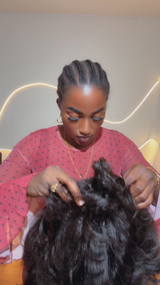 Kinky Straight Bob