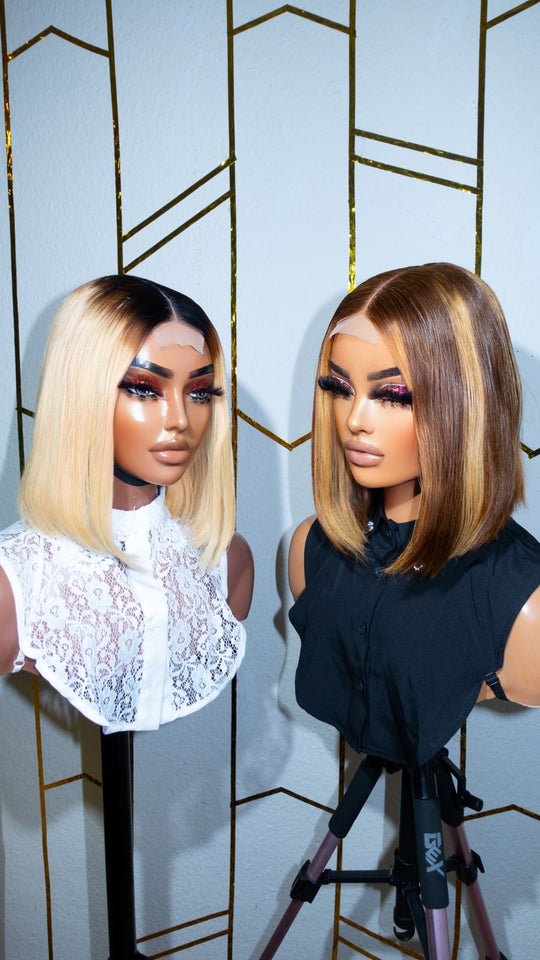 Colored bob wigs